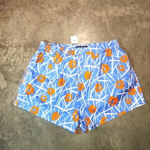Holliday & Brown London Special Re-edition Unisex Floral Swim shorts M Deadstock